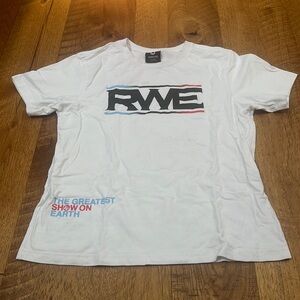 Overtime Boy’s White RWE Tee Size YL